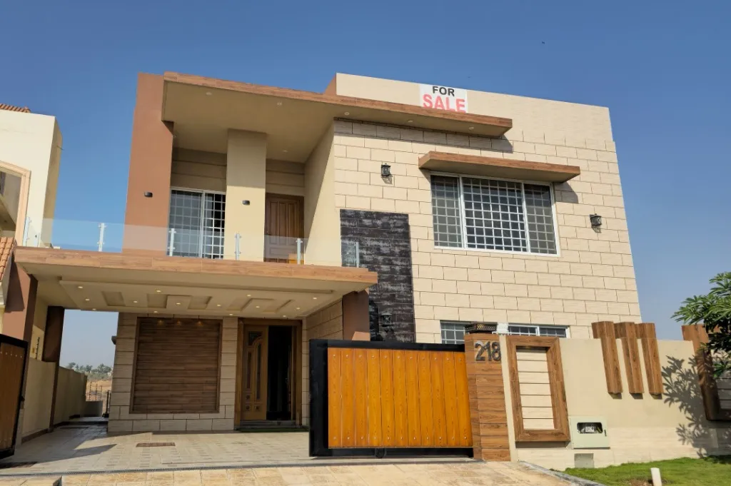 House No. 218 — Front Elevation & Facade
